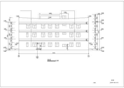 某三层综合楼建筑结构施工cad图