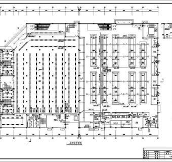 某局部四层大型超市电气设计施工图