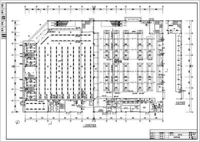 某局部四层大型超市电气设计施工图