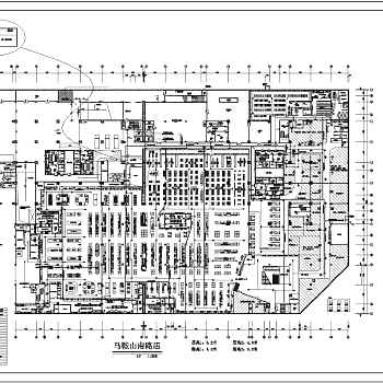 某地2层永辉超市电气设计施工图（强电部分）3D模型