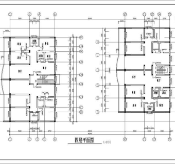 某地商住楼全套建筑设计CAD施工图