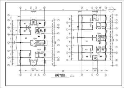 某地商住楼全套建筑设计CAD施工图