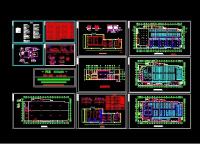 大型超市空调设计图3D模型