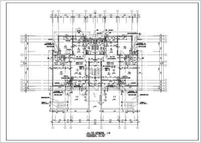 某商住楼户型建筑设计图