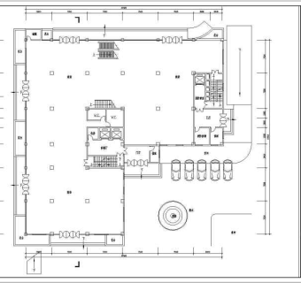 某综合楼建筑设计cad方案图带效果图