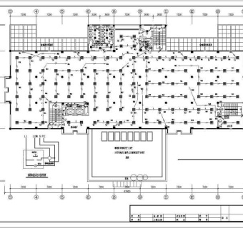 某中学一栋5层图书馆电气设计施工图