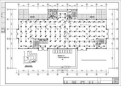 某中学一栋5层图书馆电气设计施工图