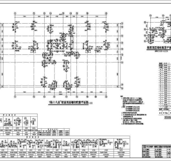 某教学楼建筑与结构cad设计图纸