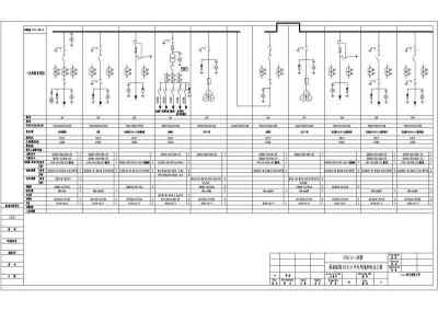 某县医院10KV户外开闭所设计cad电气原理图