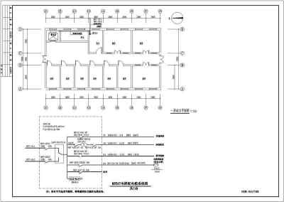 某医院住院楼消防弱电等设计cad电气图纸