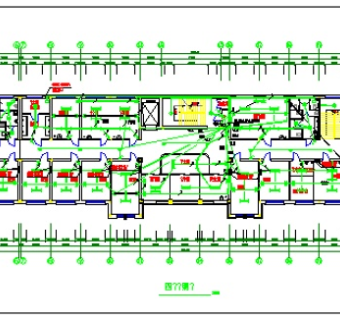 某医院内部全套电气设计施工CAD图纸