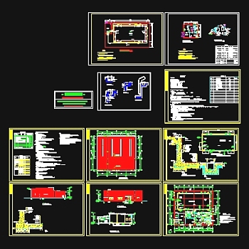 某游泳池建筑结构施工图3D模型