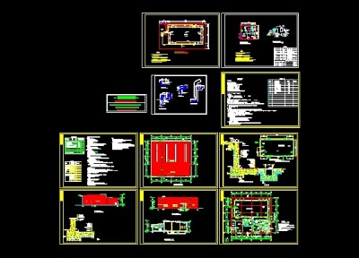 某游泳池建筑结构施工图3D模型