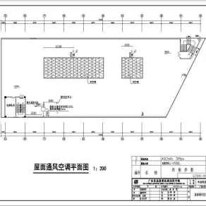 某大学后勤综合楼空调设计cad施工图