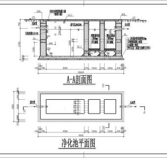 某小学简易化粪池砌体结构设计施工图3D模型