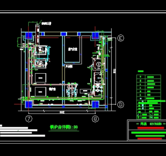 燃气锅炉房祥图3D模型