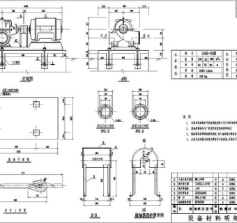 水泵安装标准大样图cad图设计详图3D模型
