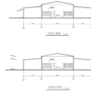 某汽车库建筑结构设计施工图3D模型