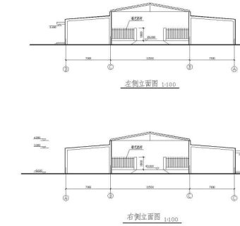 某汽车库建筑结构设计施工图3D模型