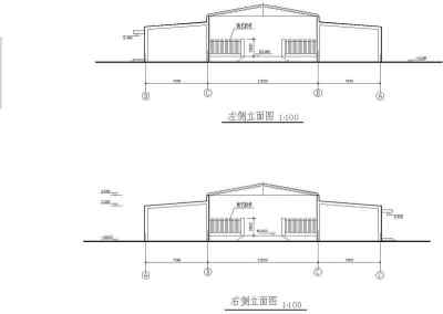 某汽车库建筑结构设计施工图3D模型