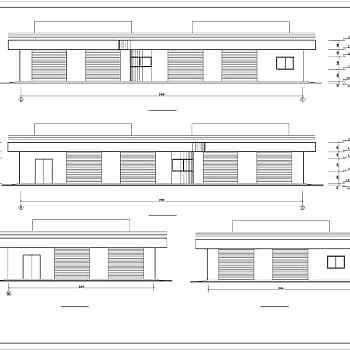 垛类机械式地下立体停车库建筑图