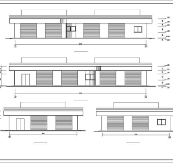 垛类机械式地下立体停车库建筑图