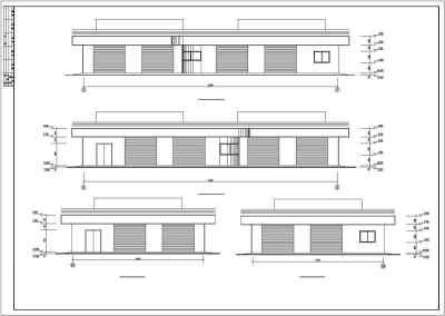 垛类机械式地下立体停车库建筑图