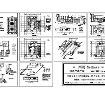 热水锅炉房施工图设计3D模型