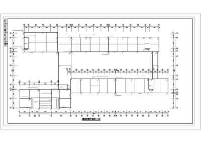 某中学教学楼全套cad设计施工图纸
