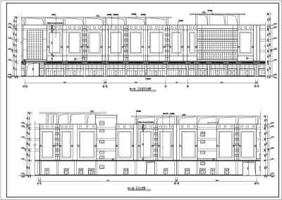 某地区3层框架结构商场建筑设计施工图