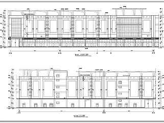 某地区3层框架结构商场建筑设计施工图