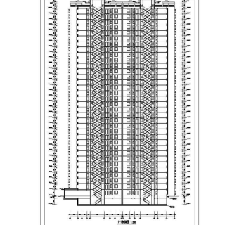 某小区34层剪力墙结构住宅楼建筑设计方案图纸