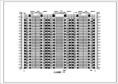 某地18层剪力墙结构住宅楼建筑设计施工图