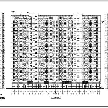 某地区18层剪力墙结构住宅楼建筑设计方案图纸