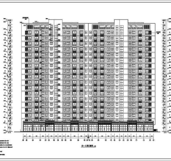 某地区18层剪力墙结构住宅楼建筑设计方案图纸