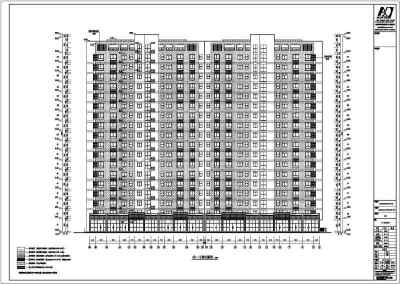 某地区18层剪力墙结构住宅楼建筑设计方案图纸