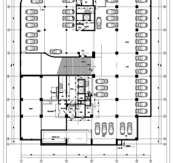 某人防地下室建筑设计cad全套施工图