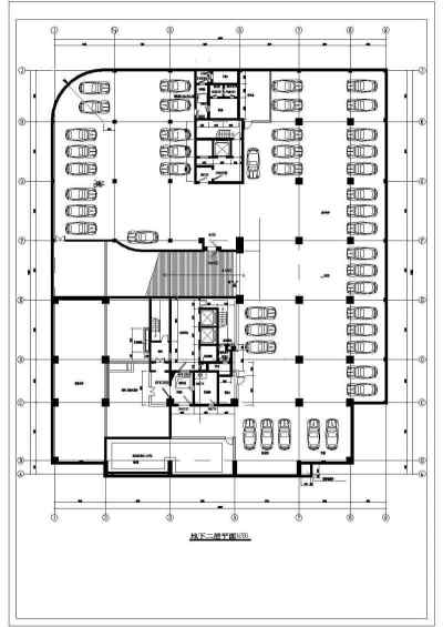 某人防地下室建筑设计cad全套施工图