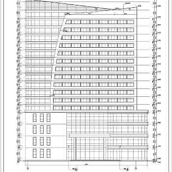 某地16层框剪结构酒店建筑设计施工图