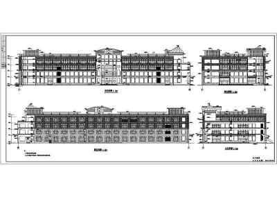 大型多层商场建筑设计CAD施工图纸