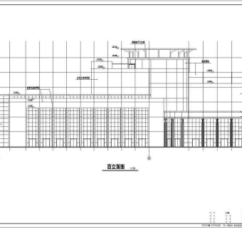 邓桥商业城建筑设计CAD施工图