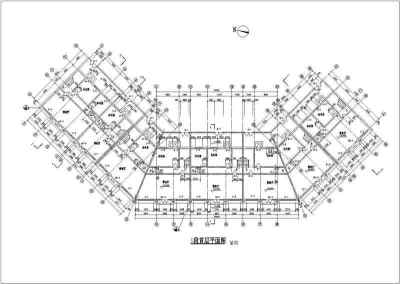 某仿古建筑一条街设计cad建施图