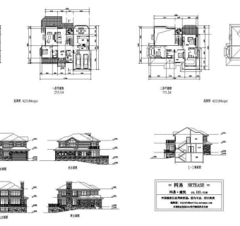 别墅设计带效果图13D模型