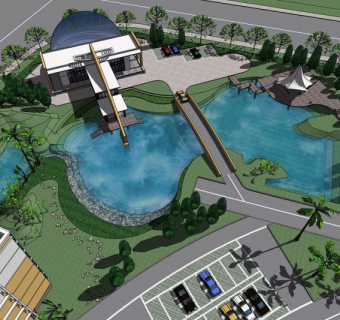 某别墅区会所设计效果图