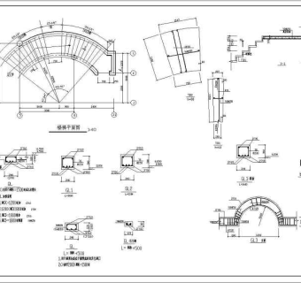 某坡屋面小别墅全套建筑结构施工图