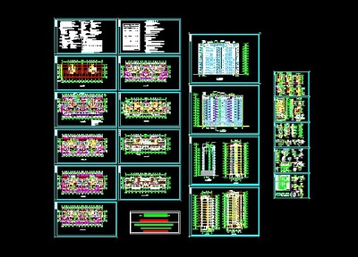 南方某小高层住宅楼设计3D模型