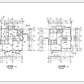 某三层小别墅建筑设计图纸3D模型