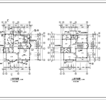 某三层小别墅建筑设计图纸3D模型