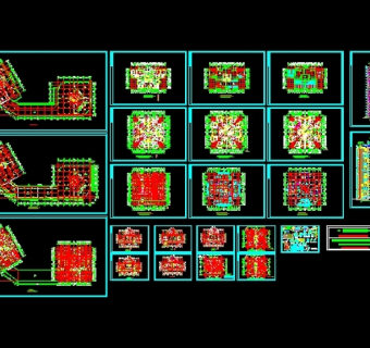 某高层住宅楼施工图3D模型