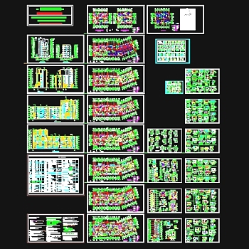 某高层住宅楼施工图3D模型